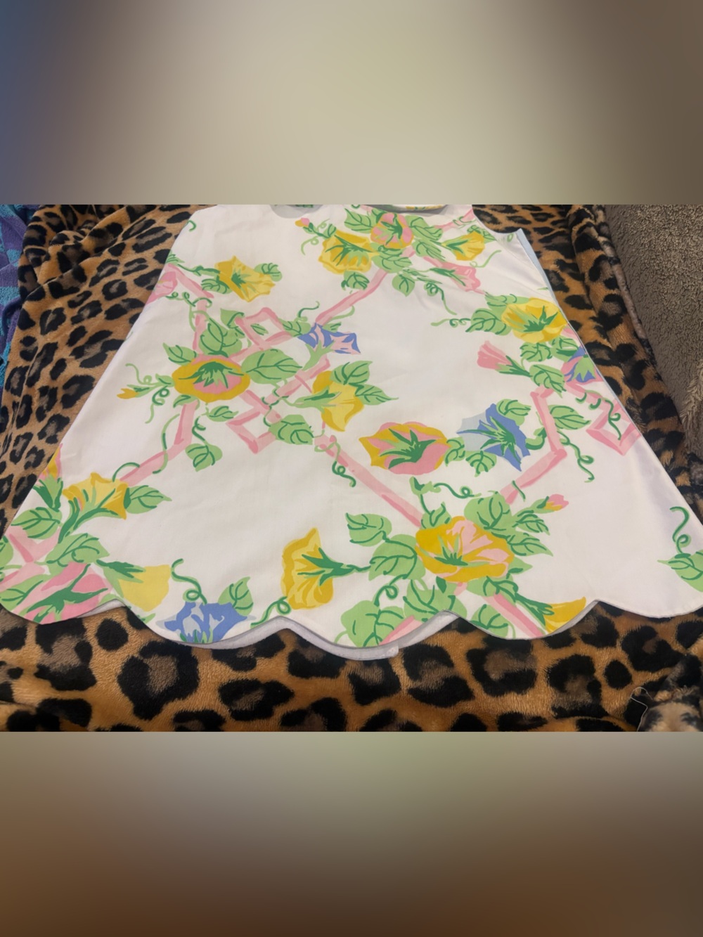 The Beaufort Bonnet Company TBBC Marietta Morning Glory Floral Scalloped Dress 4 - Picture 5 of 7
